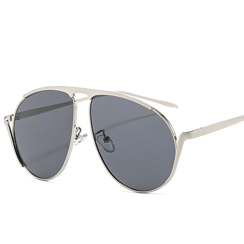 AVA Retro Pilot Sunglasses — UV400 Polarized | Sunset Society display picture 1