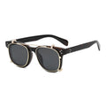 VAULT — Flip-Up Steampunk Square UV400 Sunglasses