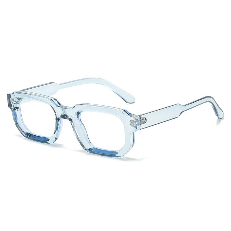 Sunset Society PRISM angular square glasses front view