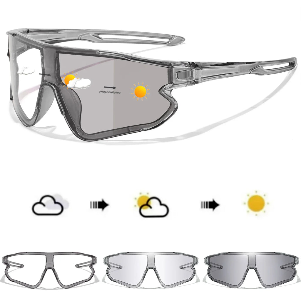 VELO — Photochromic Sports Shield UV400 Sunglasses