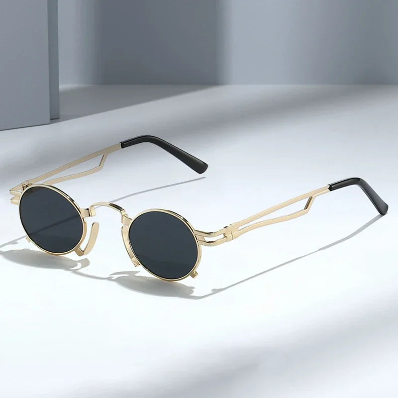 Sunset Society ORBIT retro oval sunglasses front view