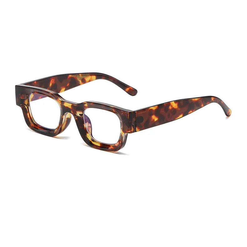 GROVE — Two-Tone Square UV400 Sunglasses in Yellow & Tortoiseshell