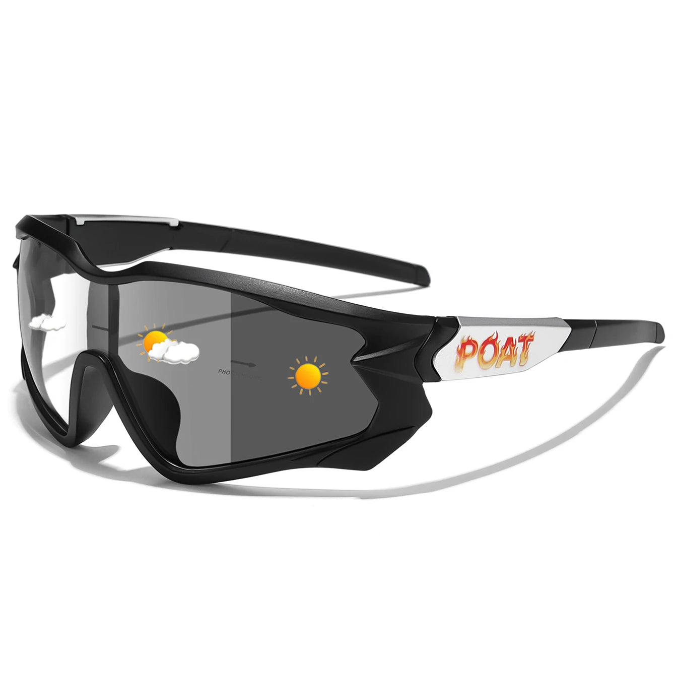 VELO — Photochromic Sports Shield UV400 Sunglasses