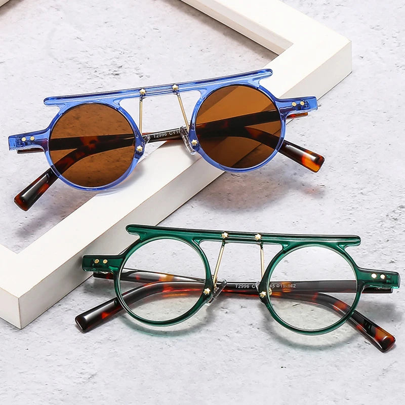 Sunset Society ROUND small circle frame sunglasses front view
