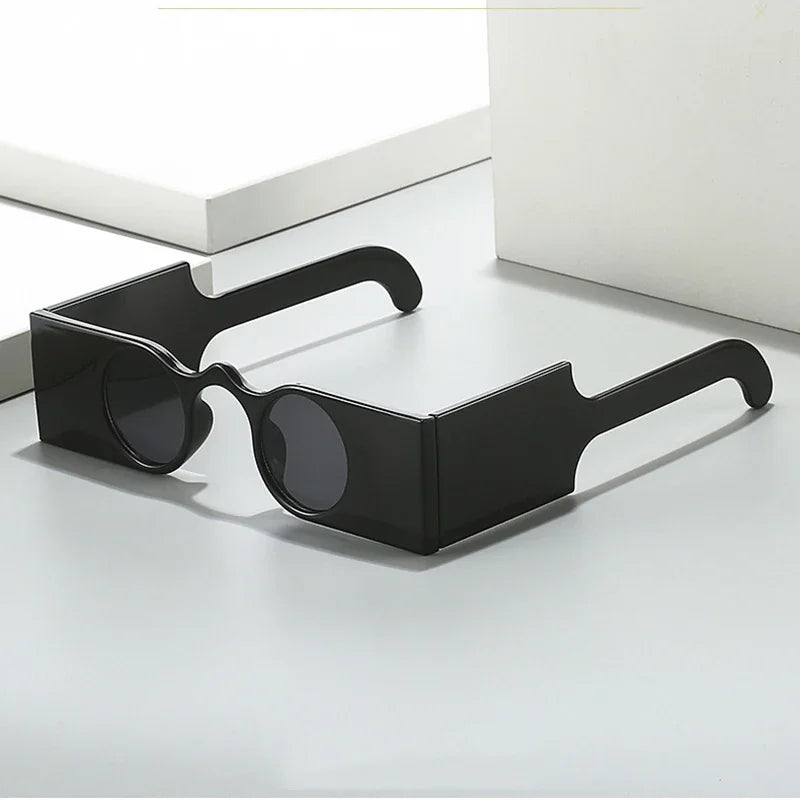 Sunset Society MODO unique square frame round lens sunglasses front view