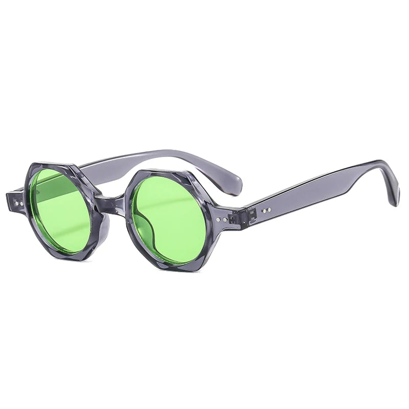 CANDY — Polygon Square Candy Color UV400 Sunglasses