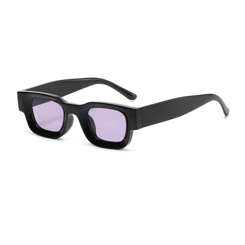 GROVE — Two-Tone Square UV400 Sunglasses in Yellow & Tortoiseshell