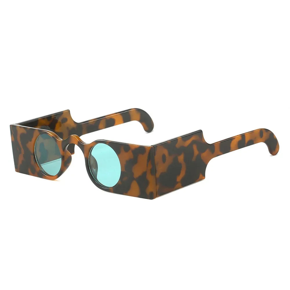 MODO — Vintage Square Hip-Hop Round Lens UV400 Sunglasses