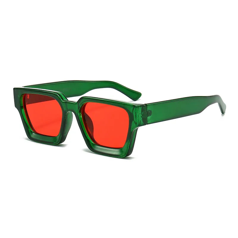 NOVA retro square sunglasses UV400 polarized tinted lens women men