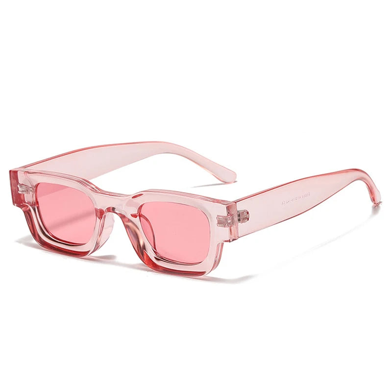 GROVE — Two-Tone Square UV400 Sunglasses in Yellow & Tortoiseshell