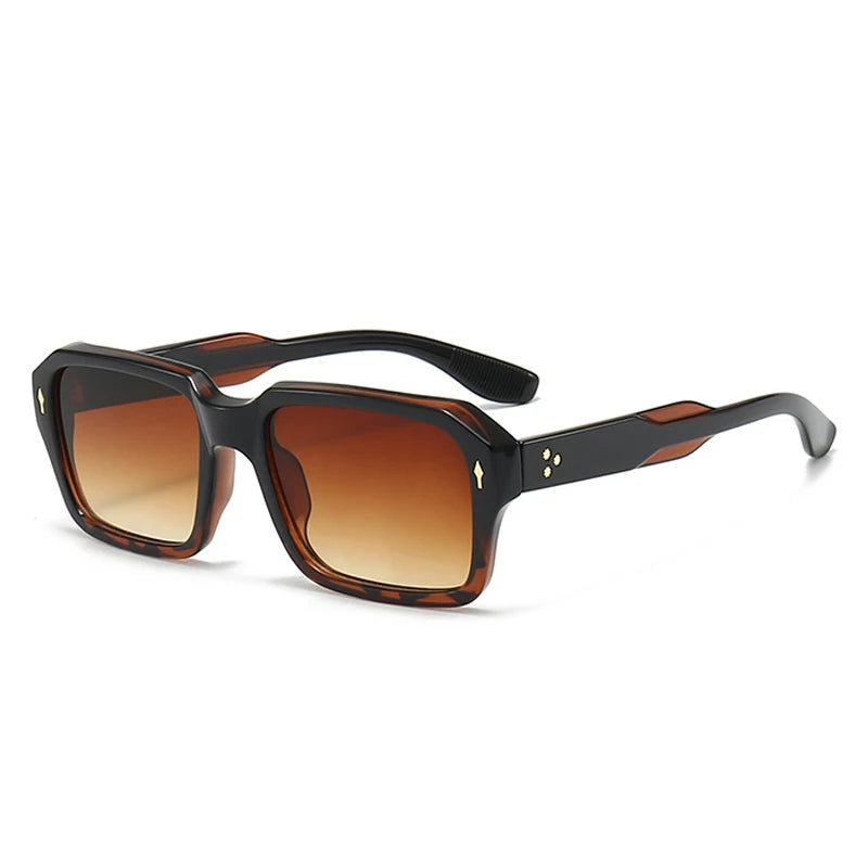 MARE rivet detail square frame gradient lens sunglasses