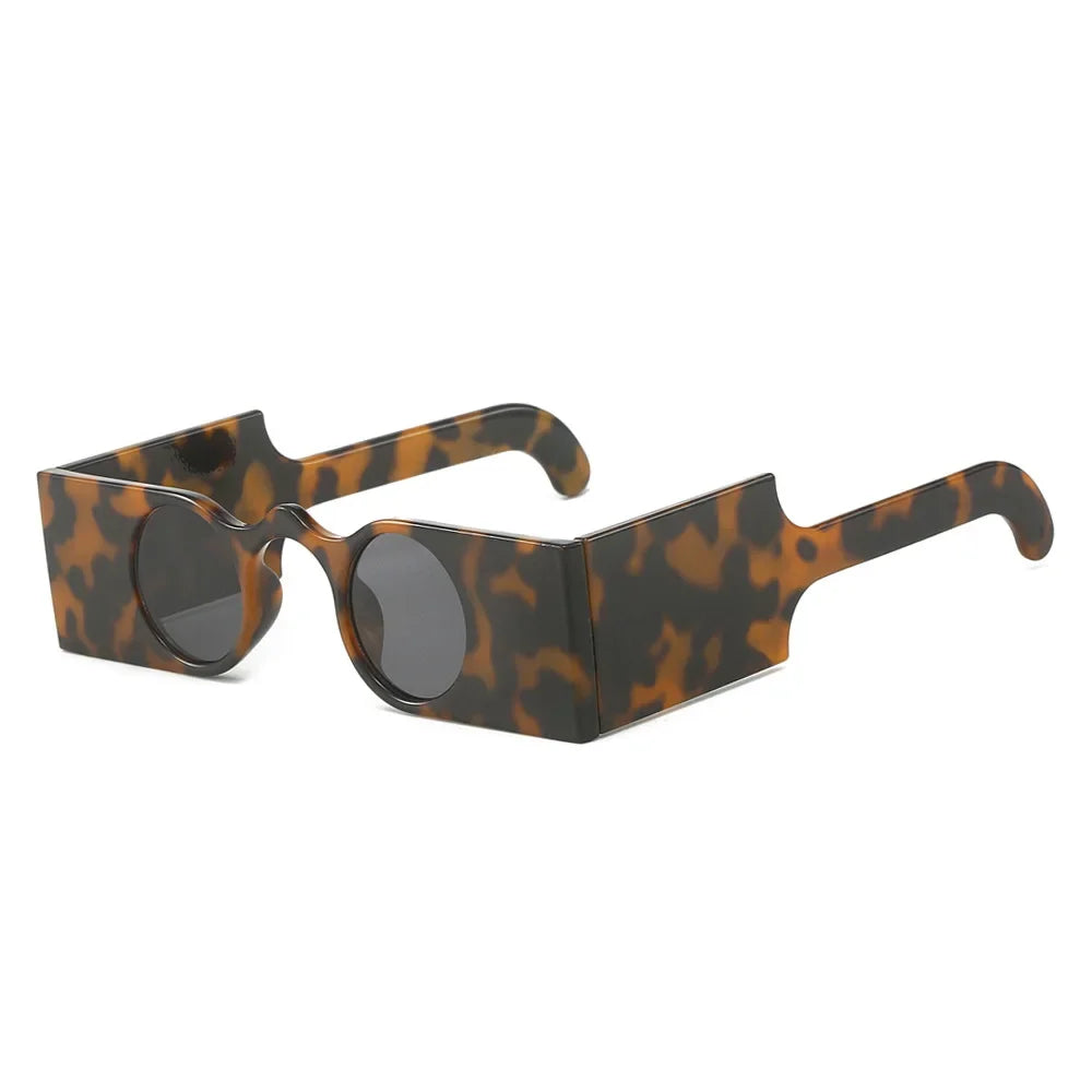 MODO wide leg square sunglasses side angle detail