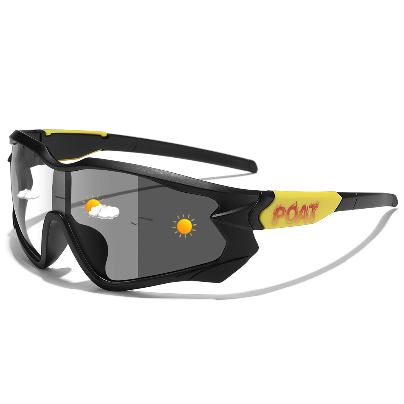 VELO — Photochromic Sports Shield UV400 Sunglasses