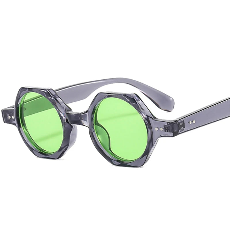 Sunset Society CANDY polygon sunglasses front view colorful