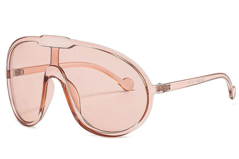 SHIELD Y2K shield sunglasses side angle gradient lens