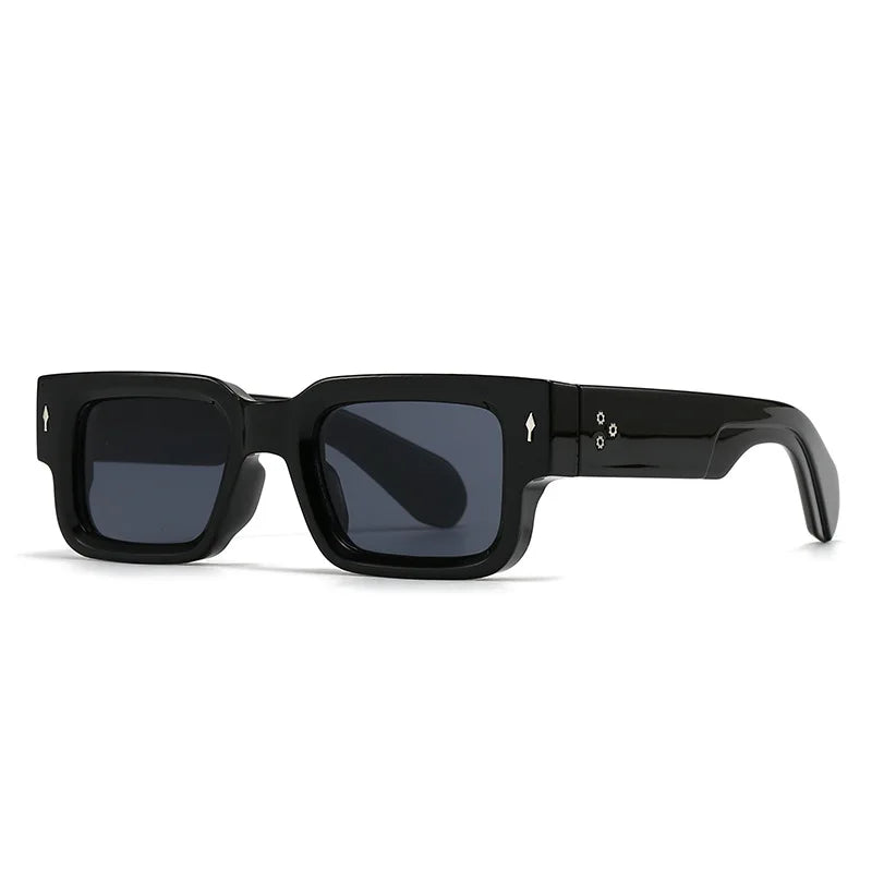 FRAME — Vintage Small Square Thick-Edge UV400 Polarized Sunglasses