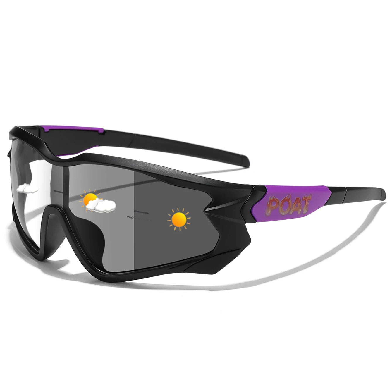 VELO — Photochromic Sports Shield UV400 Sunglasses
