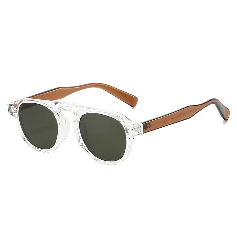 APEX — Retro Square TR90 Rivet UV400 Polarized Sunglasses
