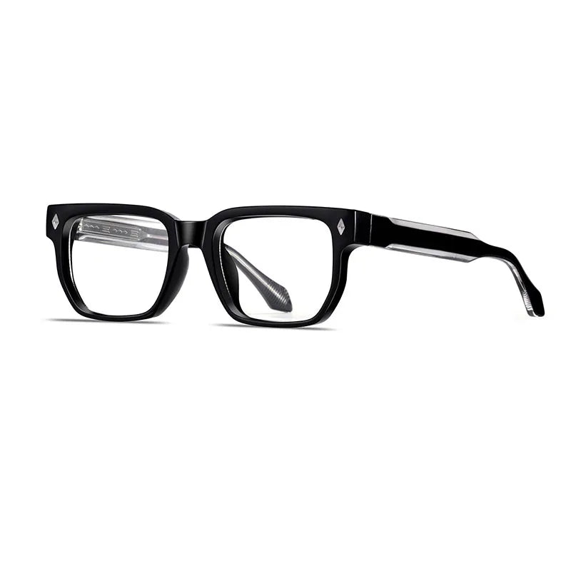 BOLT — Retro Rectangle Rivet UV400 Polarized Sunglasses