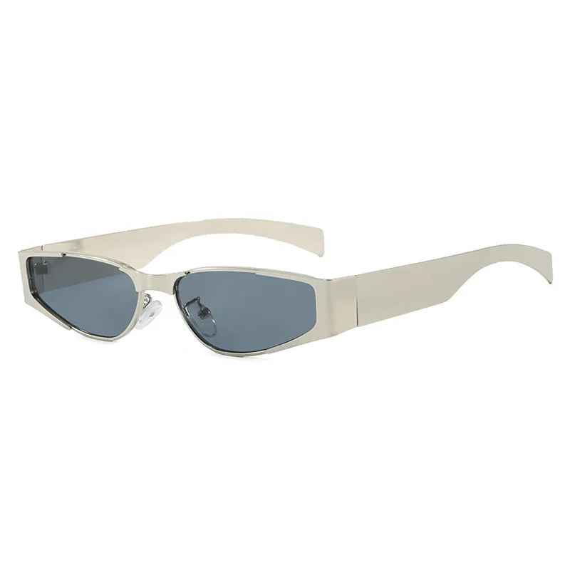 LYRA Y2K small cat eye sunglasses UV400 polarized vintage metal women