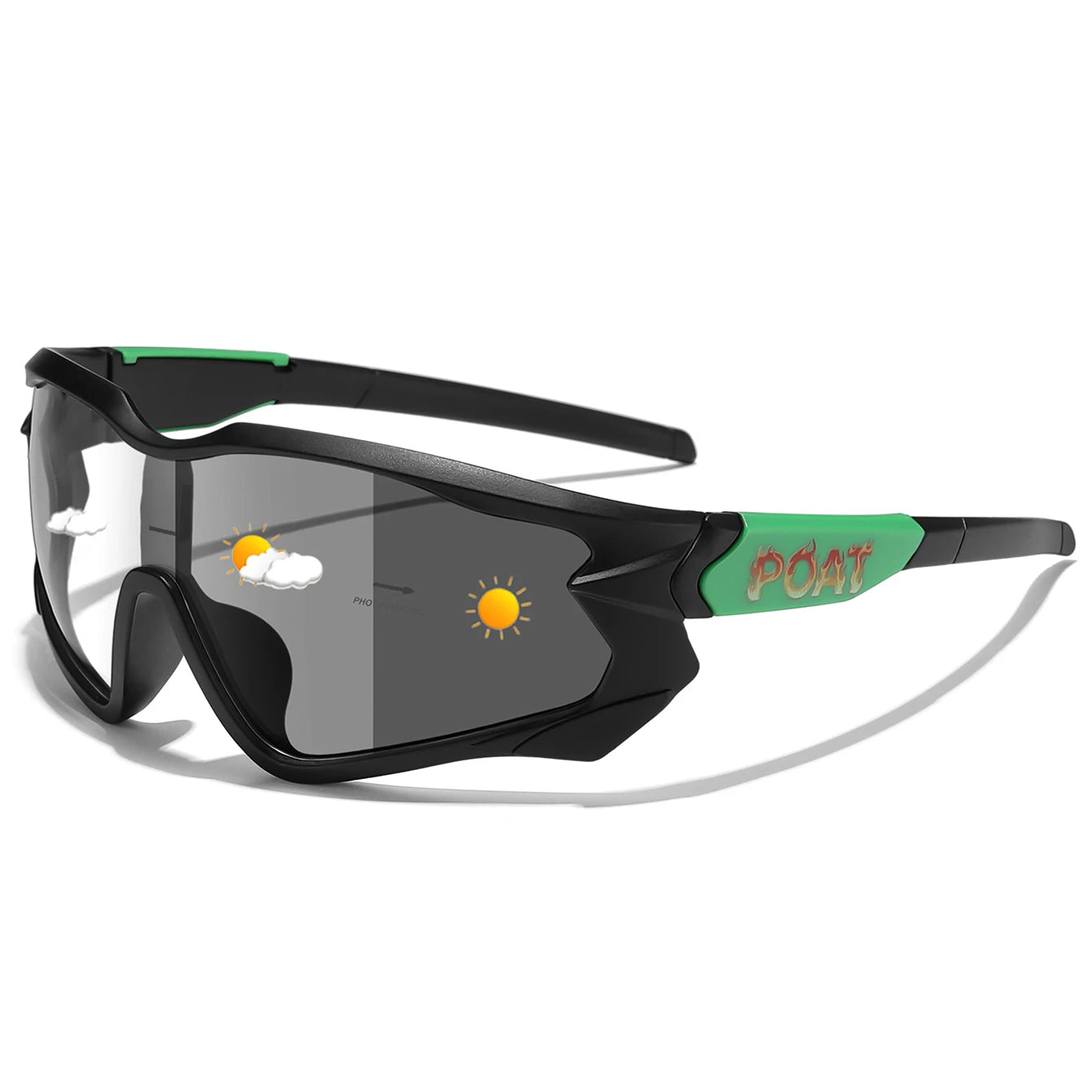 VELO — Photochromic Sports Shield UV400 Sunglasses