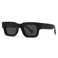 EDEN — Thick Square Acetate UV400 Sunglasses in Sage & Brown