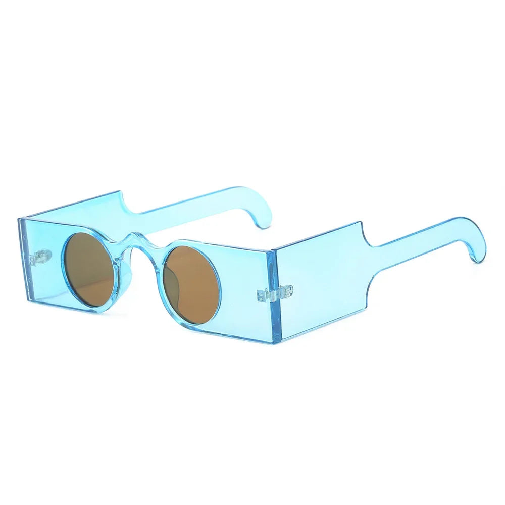 MODO — Vintage Square Hip-Hop Round Lens UV400 Sunglasses