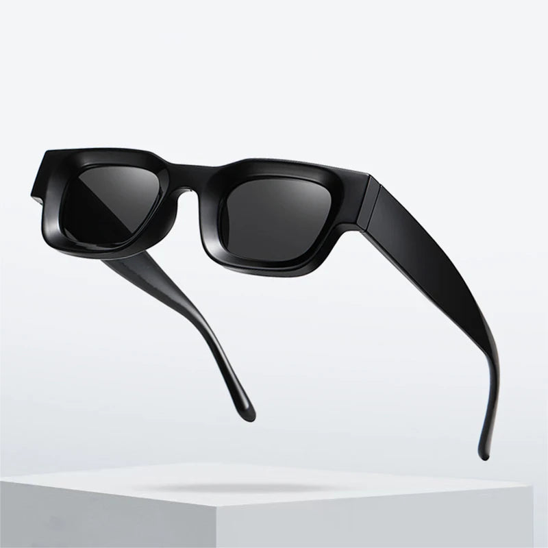 GROVE — Two-Tone Square UV400 Sunglasses in Yellow & Tortoiseshell