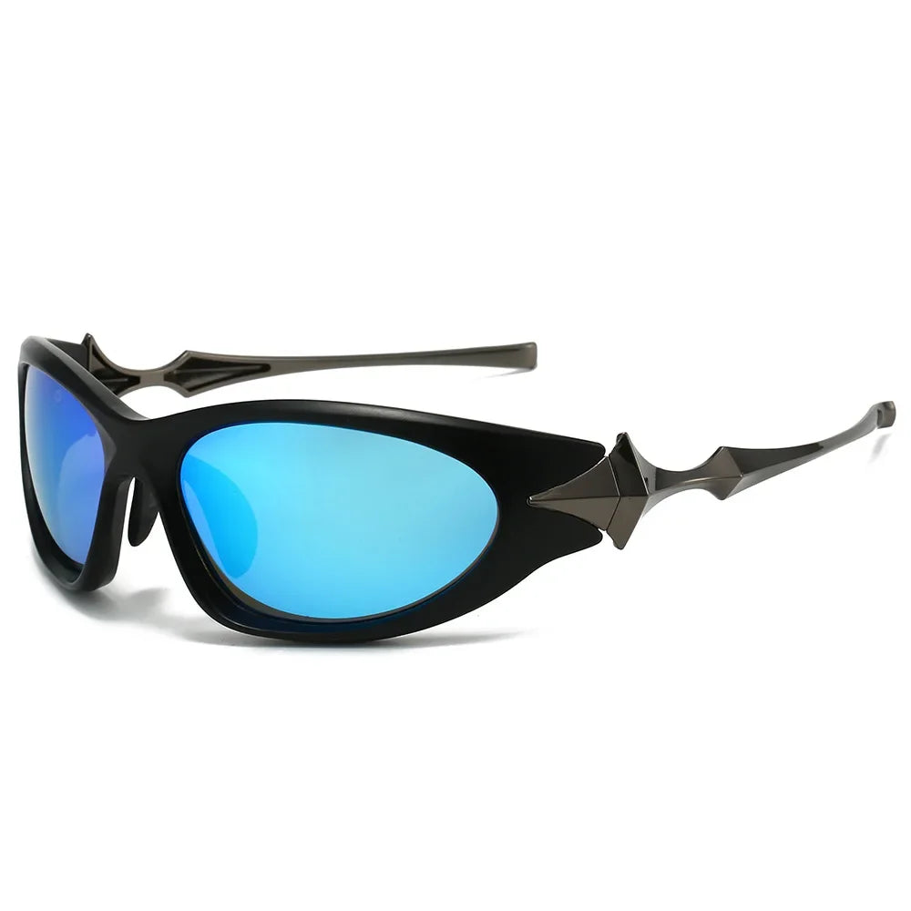 STAR — Y2K Alloy Star-Leg Mirror Pilot UV400 Sunglasses