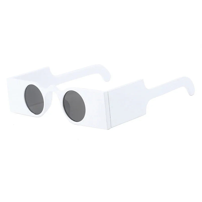 MODO — Vintage Square Hip-Hop Round Lens UV400 Sunglasses
