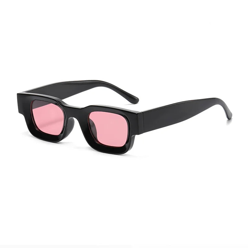GROVE — Two-Tone Square UV400 Sunglasses in Yellow & Tortoiseshell