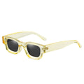 GROVE — Two-Tone Square UV400 Sunglasses in Yellow & Tortoiseshell