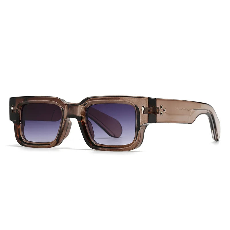 FRAME — Vintage Small Square Thick-Edge UV400 Polarized Sunglasses