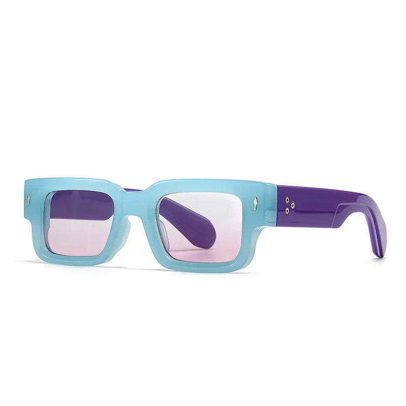 FRAME — Vintage Small Square Thick-Edge UV400 Polarized Sunglasses