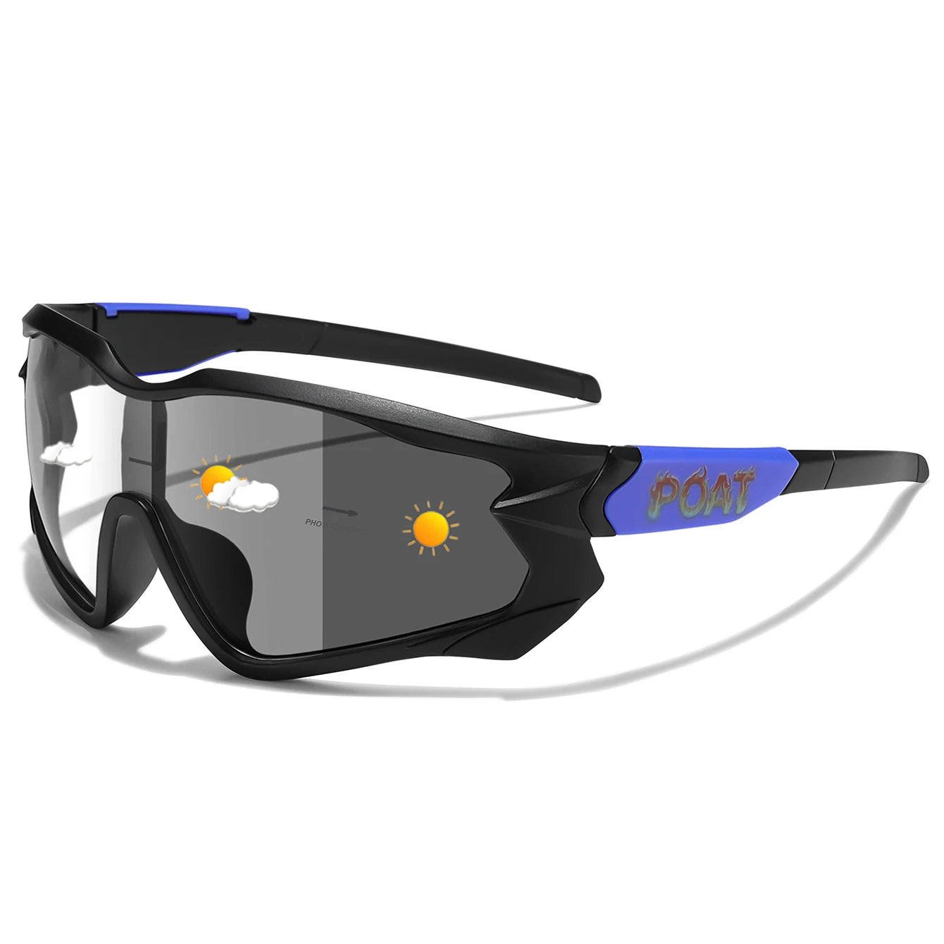 VELO — Photochromic Sports Shield UV400 Sunglasses