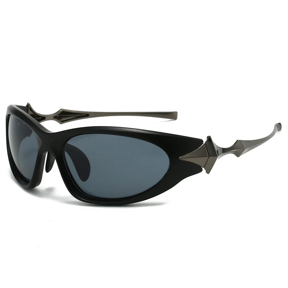 STAR — Y2K Alloy Star-Leg Mirror Pilot UV400 Sunglasses