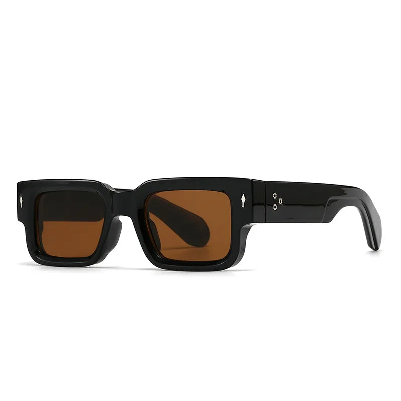 FRAME — Vintage Small Square Thick-Edge UV400 Polarized Sunglasses