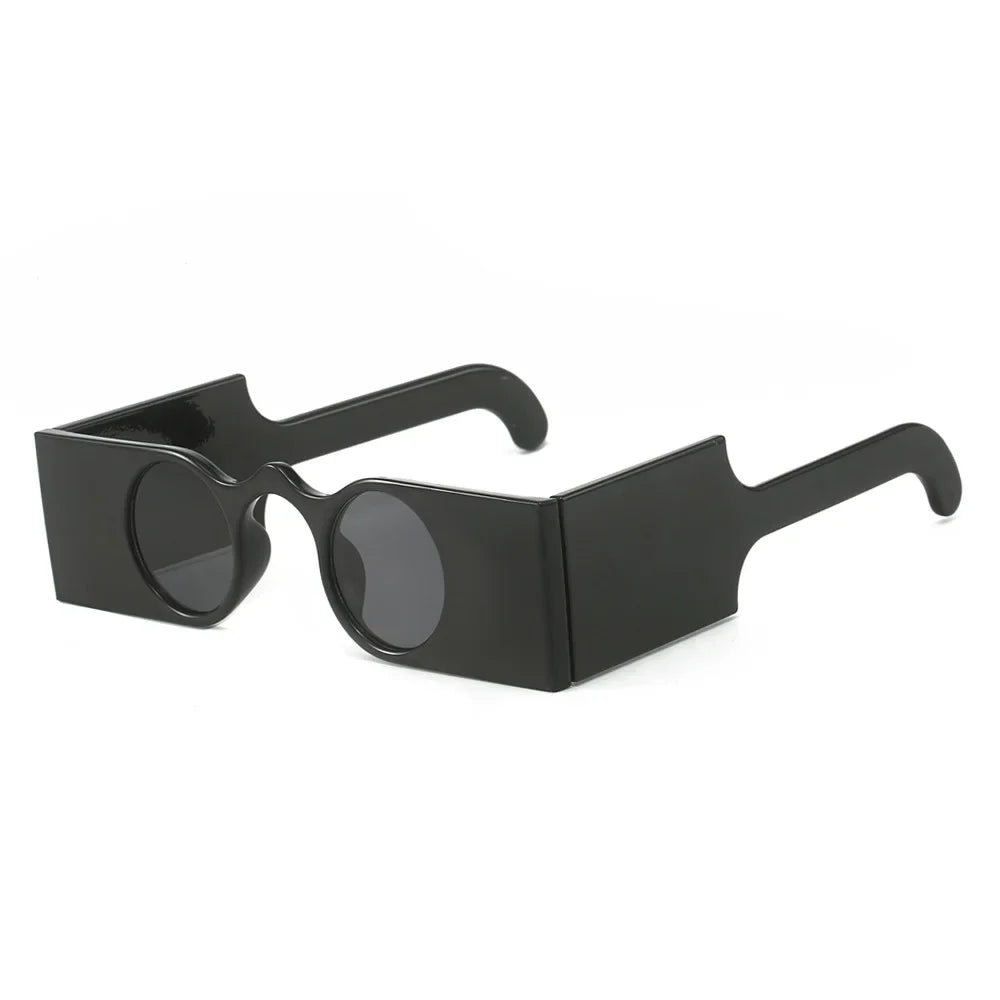 MODO vintage square round lens sunglasses UV400 hip-hop wide leg