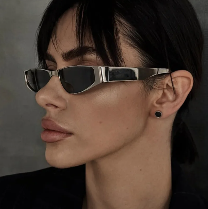 Sunset Society LYRA small cat eye sunglasses front view